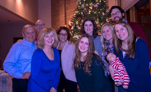 Christmas night dinner with the Hawes