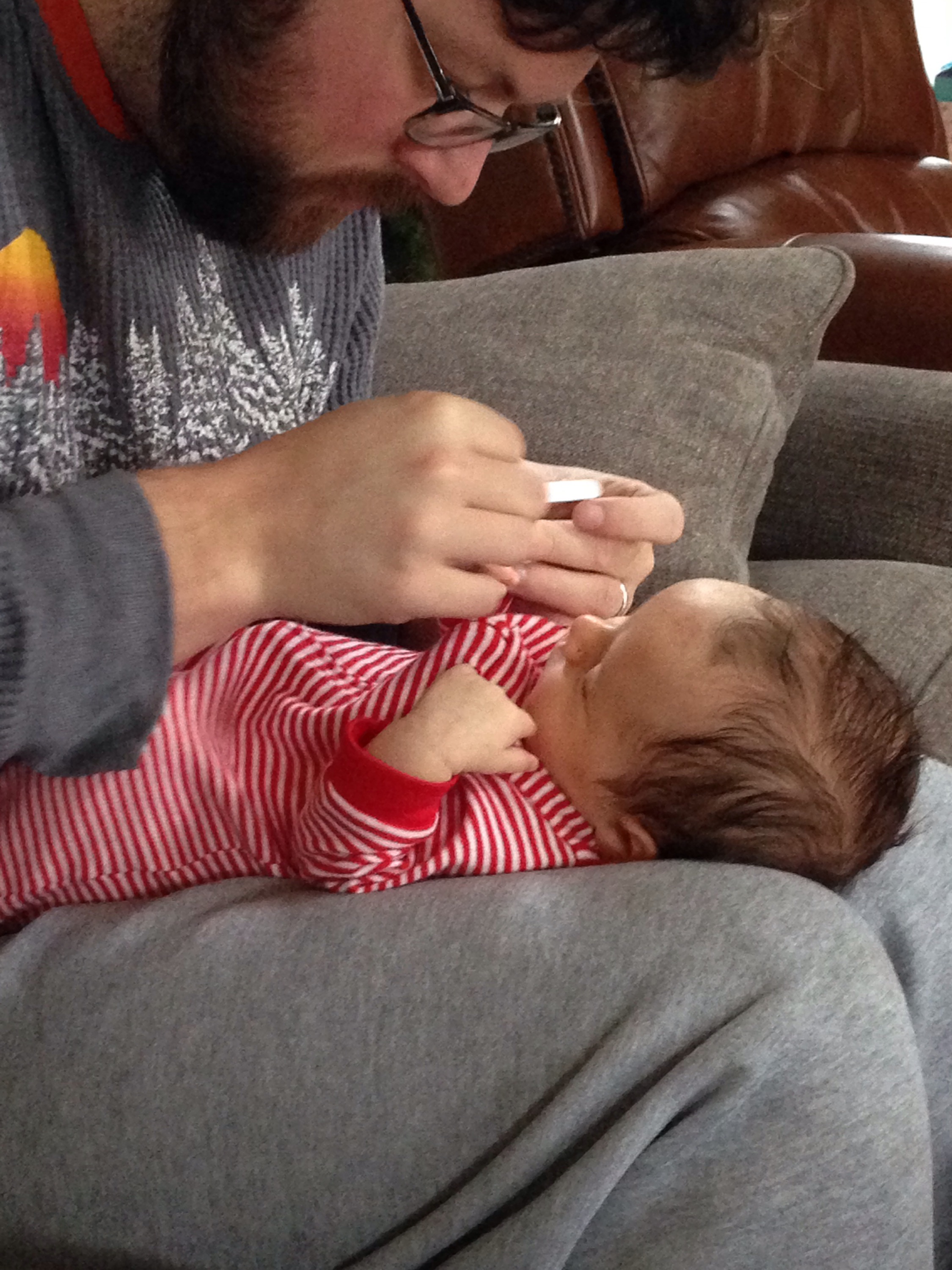 Baby’s first manicure
