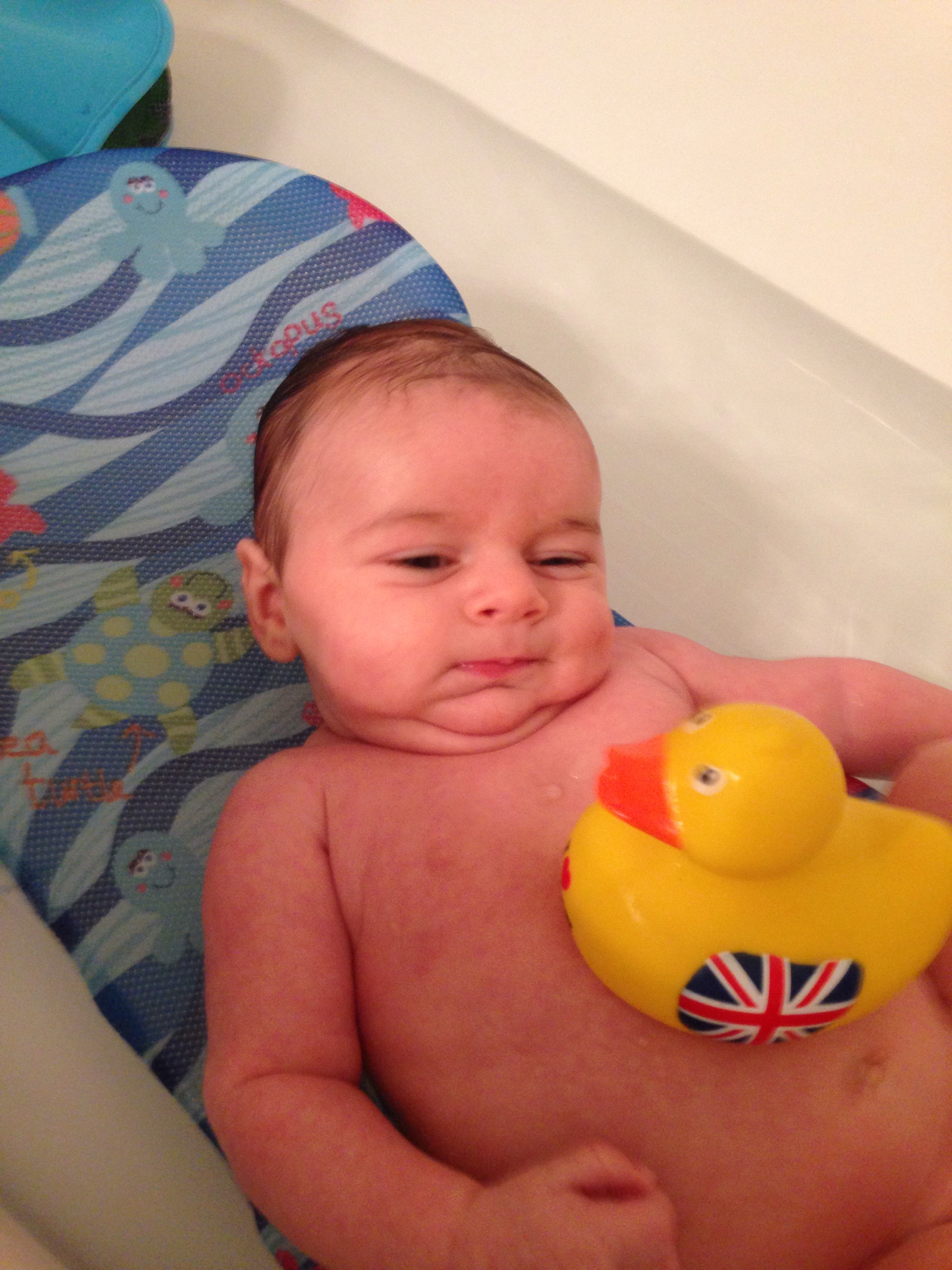 Bath time/ chunky baby