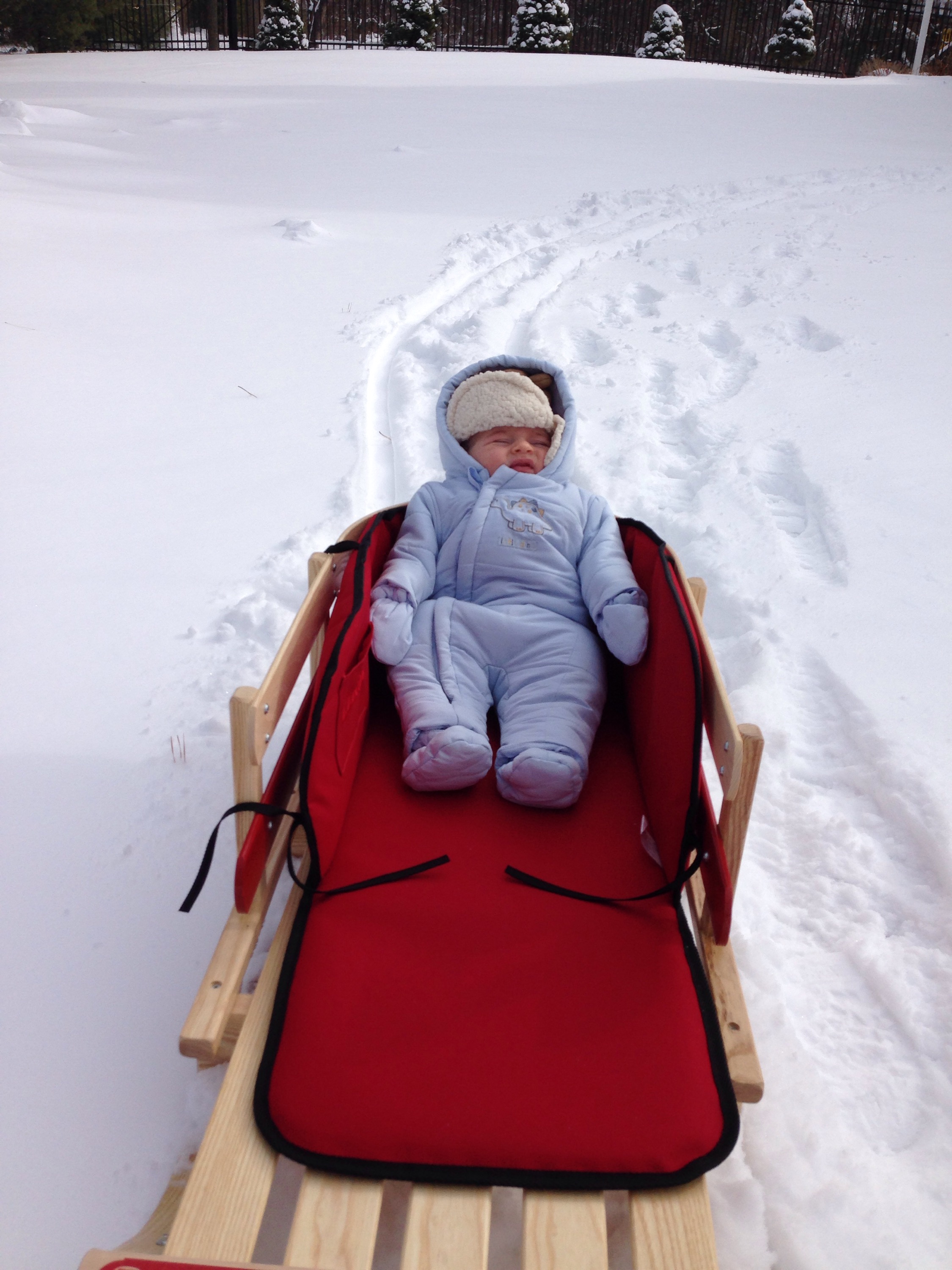 How Andrew spent his snow day