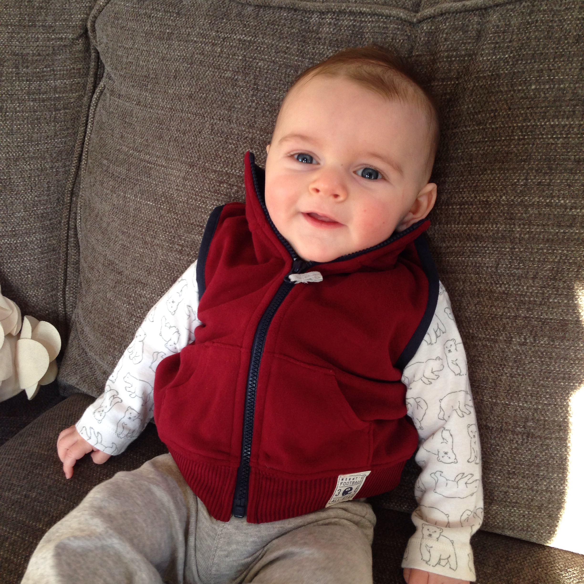 Baby’s first vest