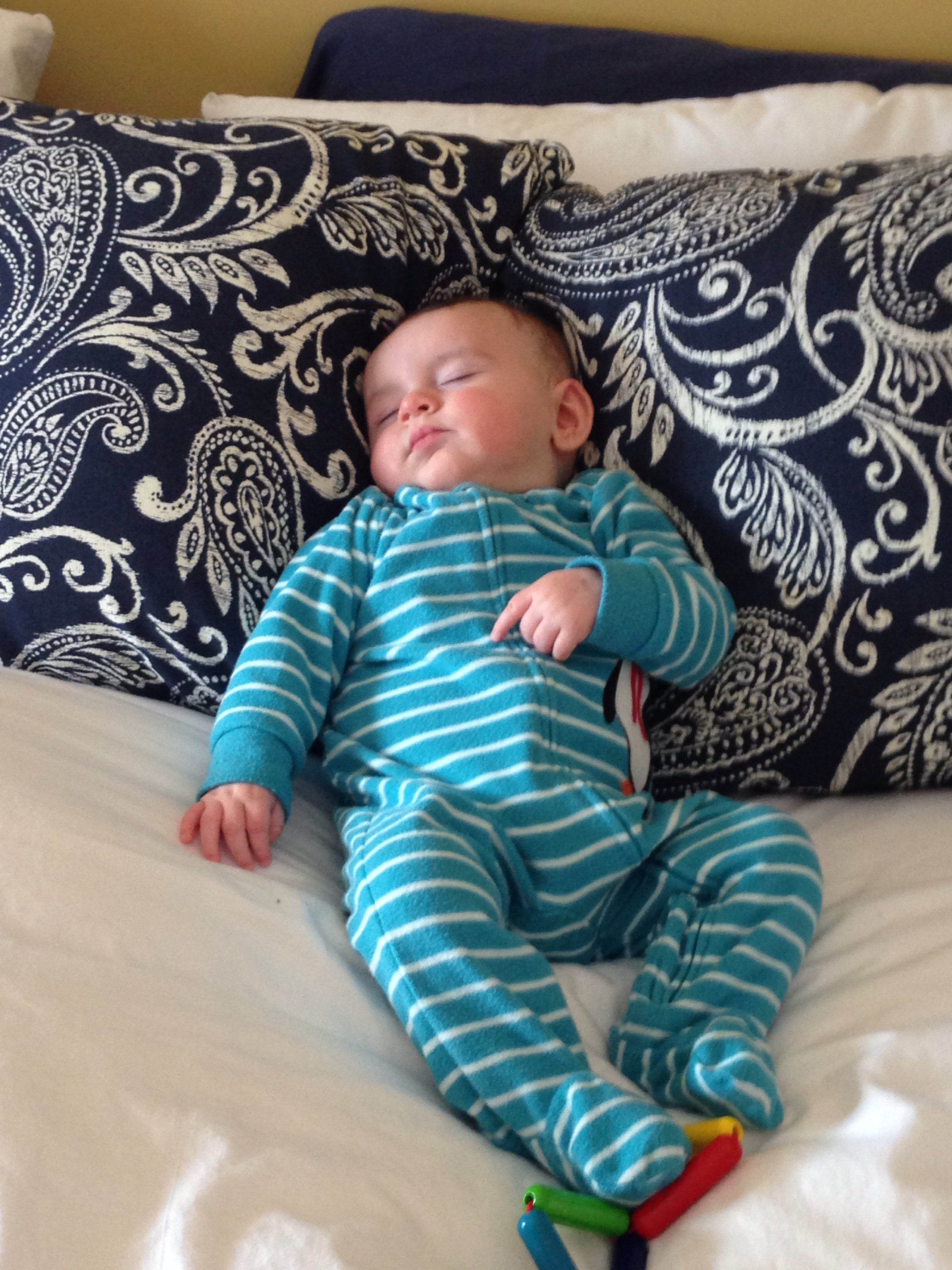 Morning Nap in Mommy & Daddy’s Bed  