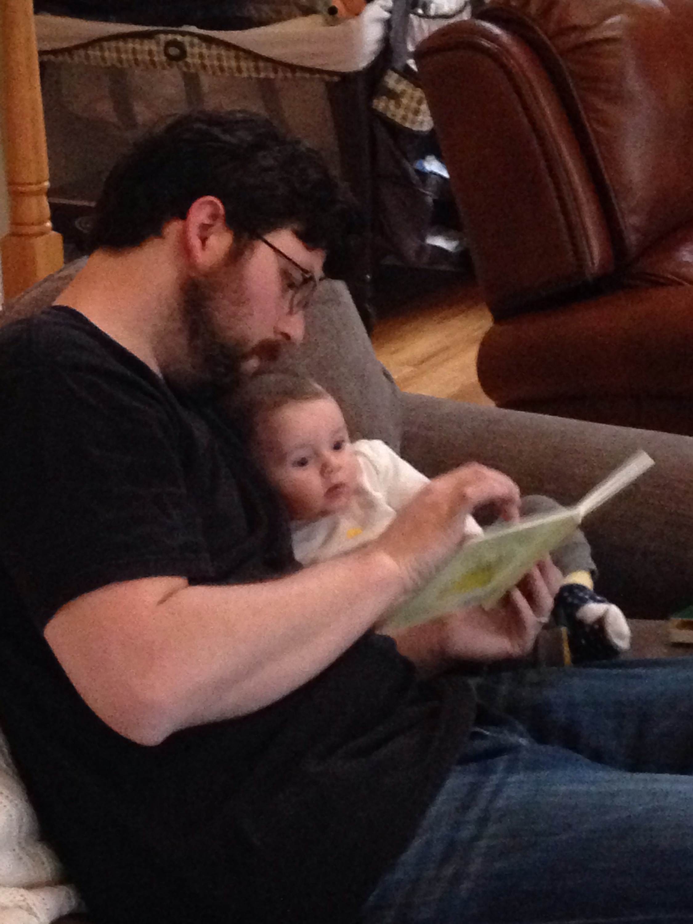 Story hour with Daddy 